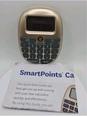 Weight Watchers Smart Points Calculator With Instructions Tested & Working WW